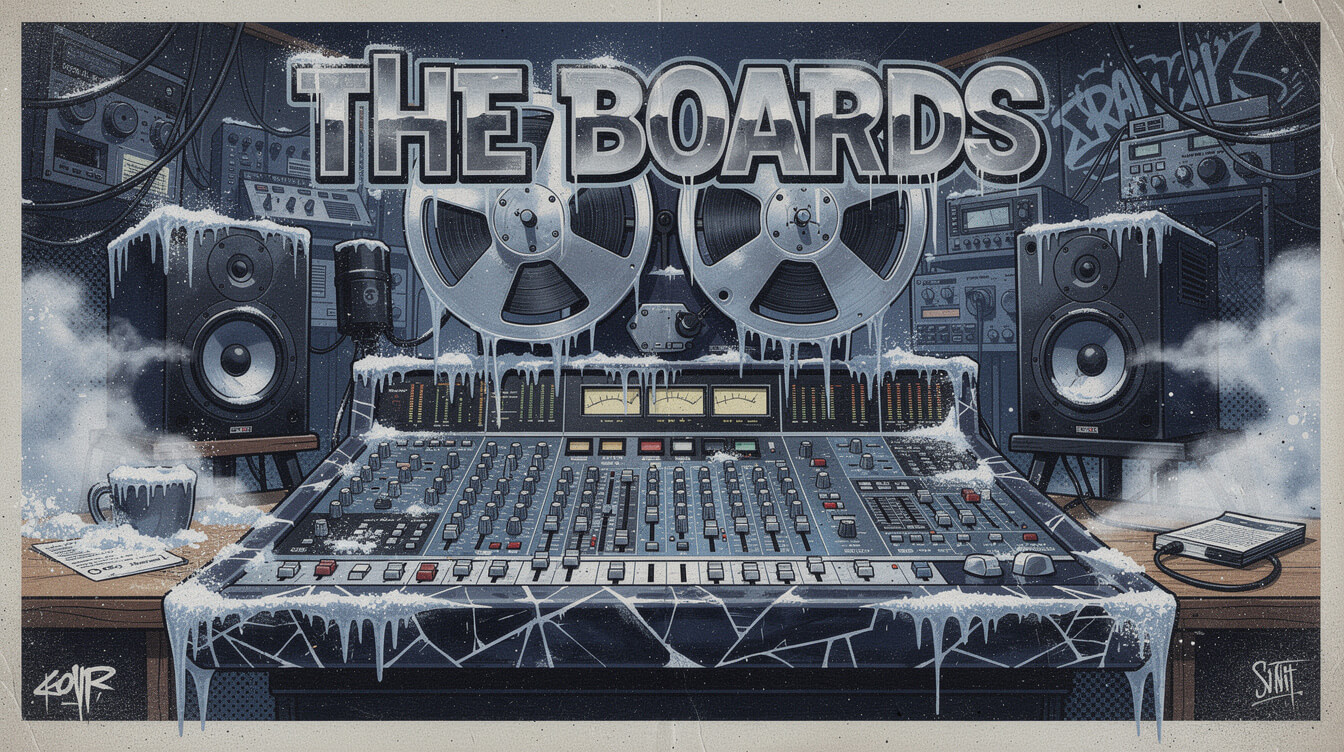 Drake Iceman production credits frozen mixing console