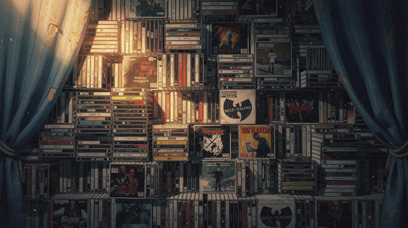 Wu-Tang solo album discography archive shelf