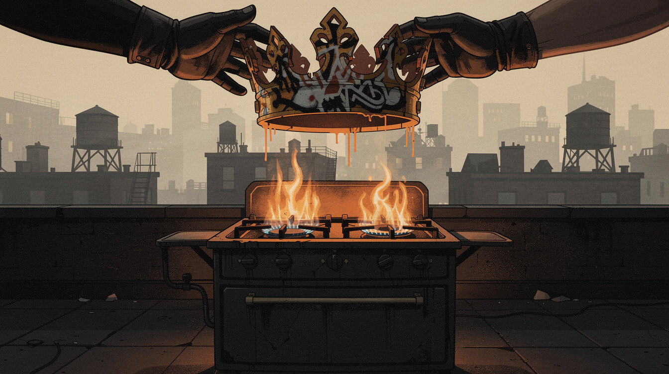 Stove God Cooks as the Clipse-cosigned heir to coke-rap lineage on Let God Sort Em Out
