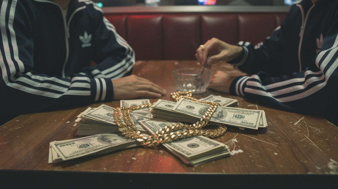 Paid in Full 1987 album gold chains vintage aesthetic
