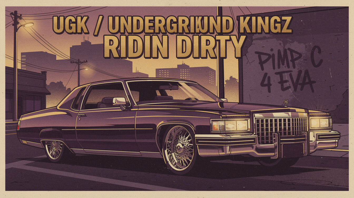 UGK Pimp C Ridin Dirty Southern rap lineage Boosie Badazz