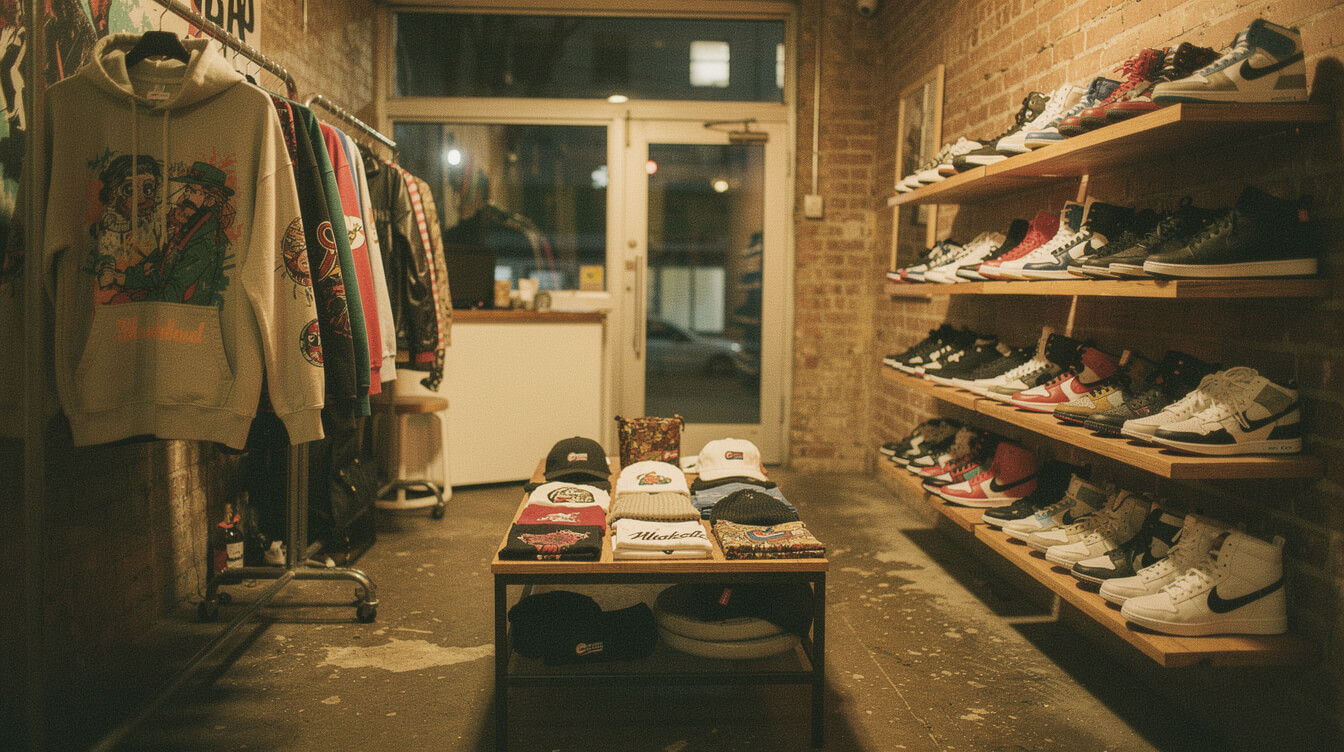 streetwear boutique pop-up shop Haight Street SF