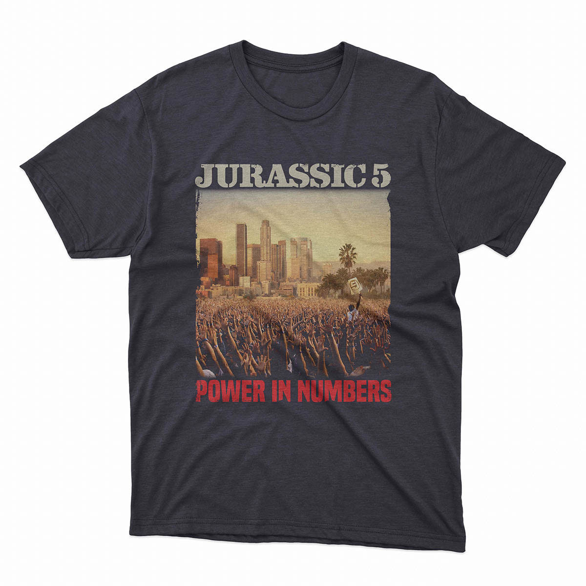 Jurassic 5 – Power in Numbers T-Shirt - Image 2