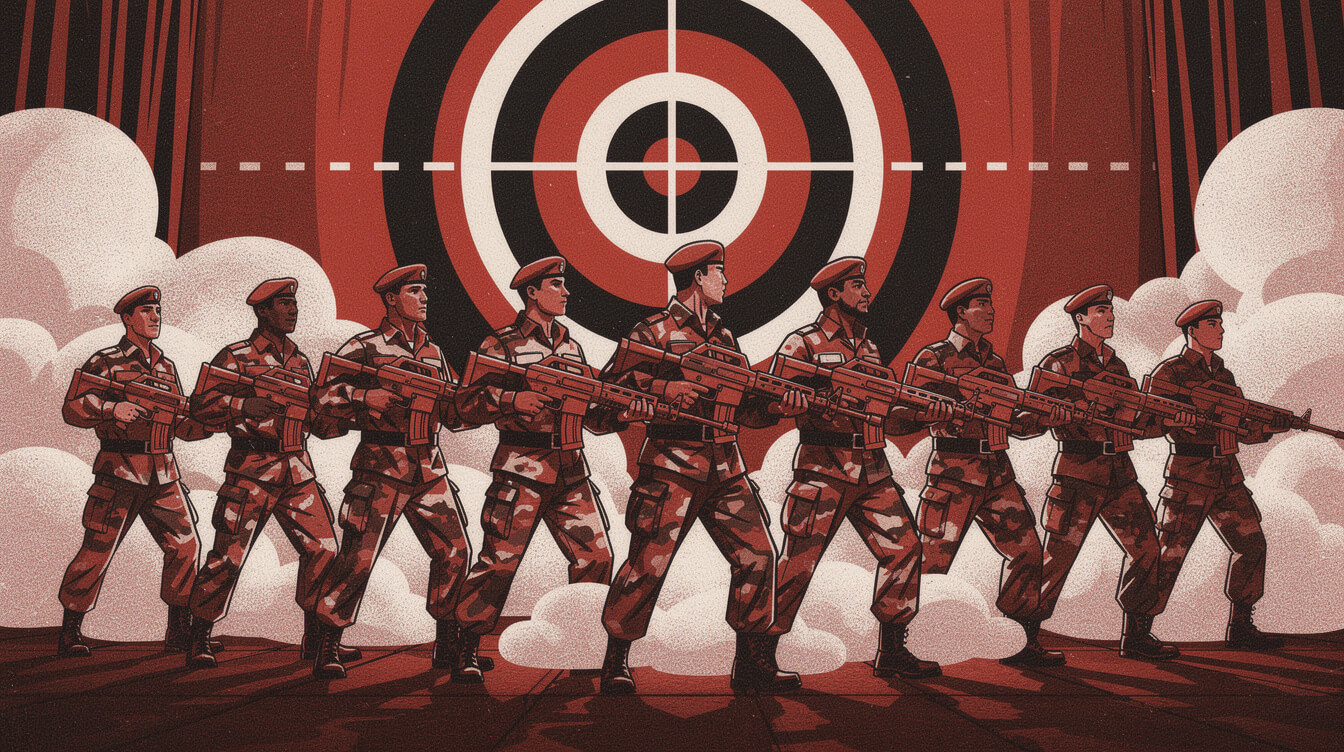S1W Public Enemy paramilitary dancers Security of the First World