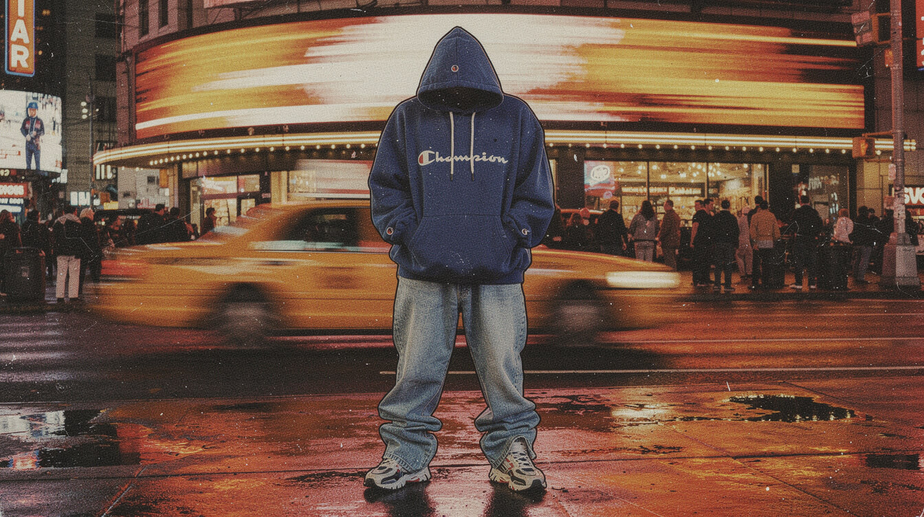 Times Square 1994 hip-hop underground east-coast identity illustration