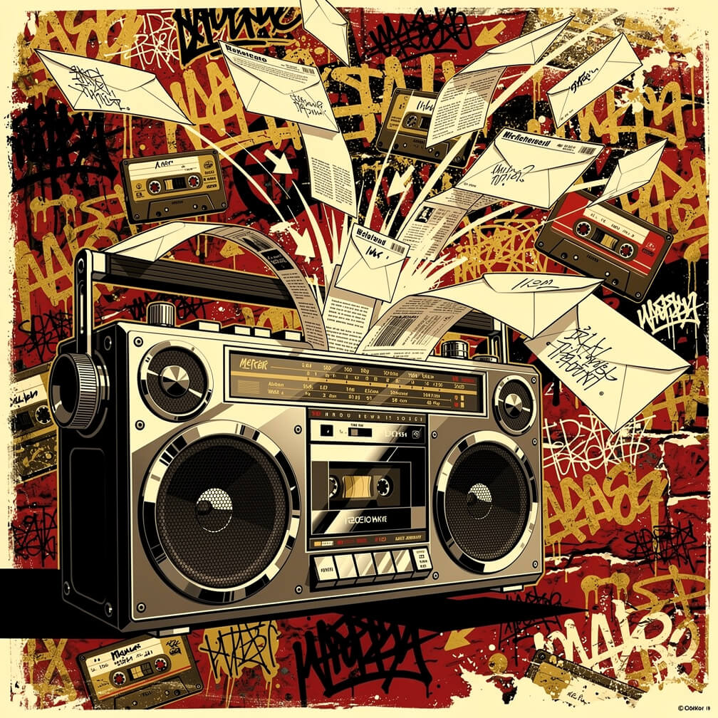 Custom Creative hip-hop newsletter