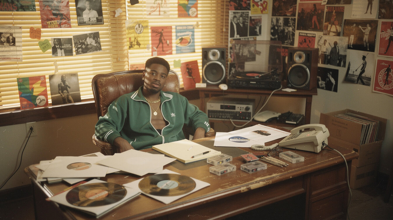 Russell Simmons Def Jam Records office 1985