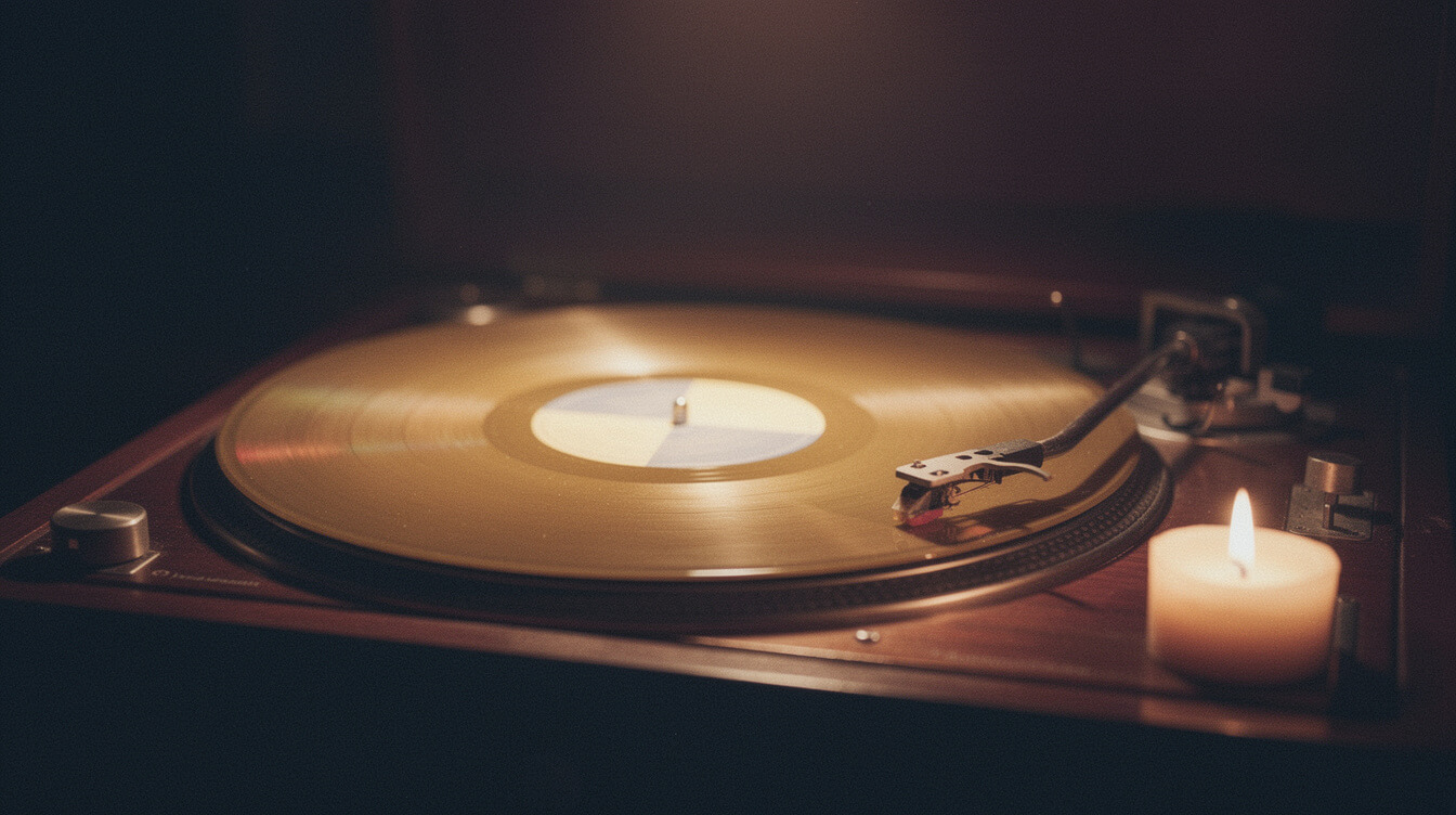 aaliyah are you that somebody vinyl memorial with warm spotlight
