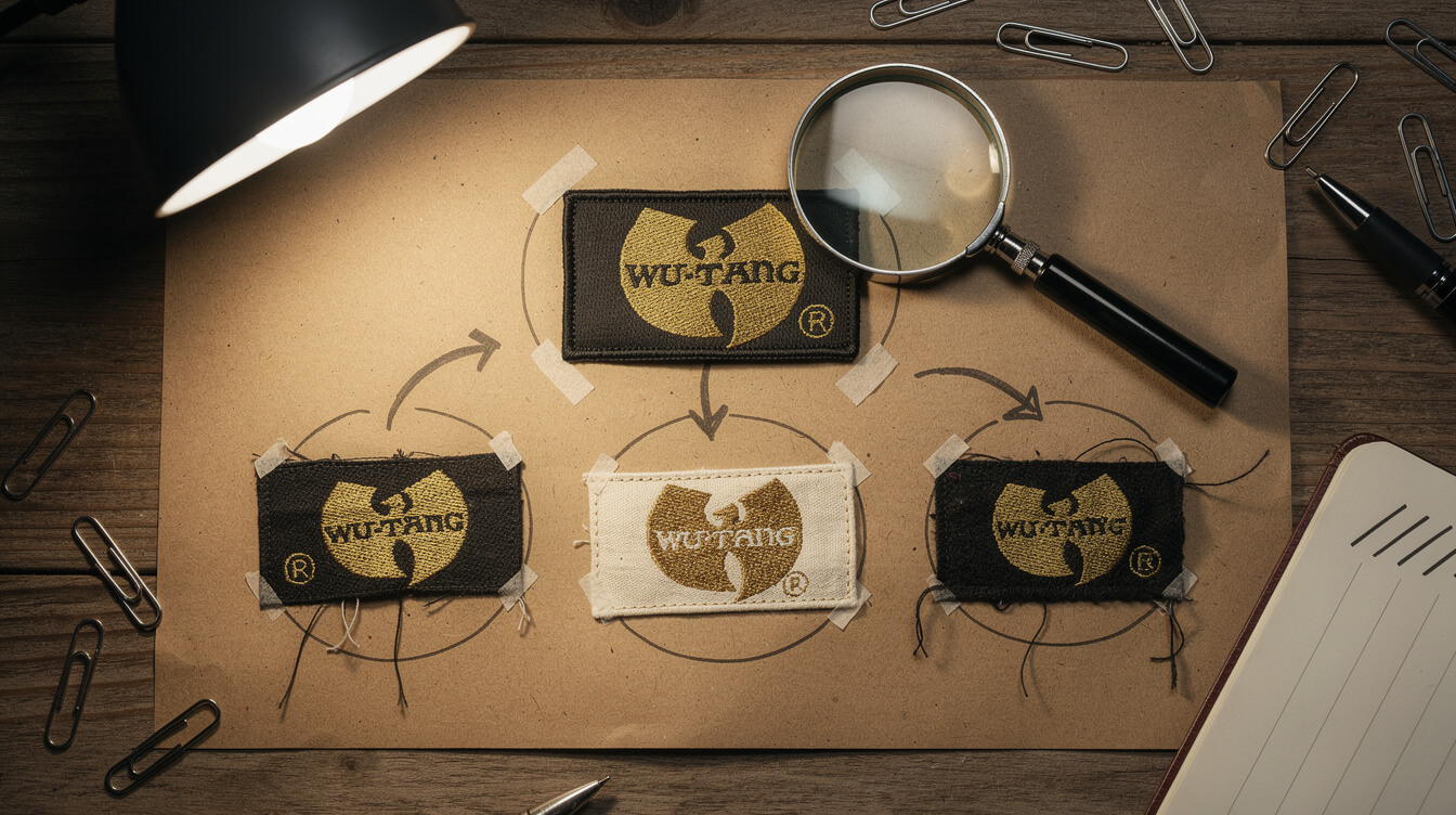 authentication comparison of wu-tang hoodie tags