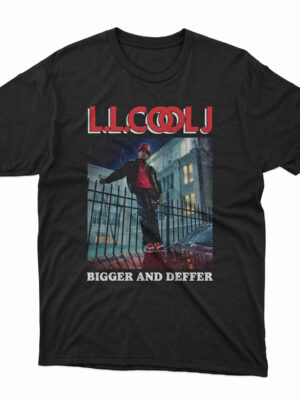 LL Cool J Bigger and Deffer T-Shirt | 1987 BAD Era Hip-Hop Fan Tee