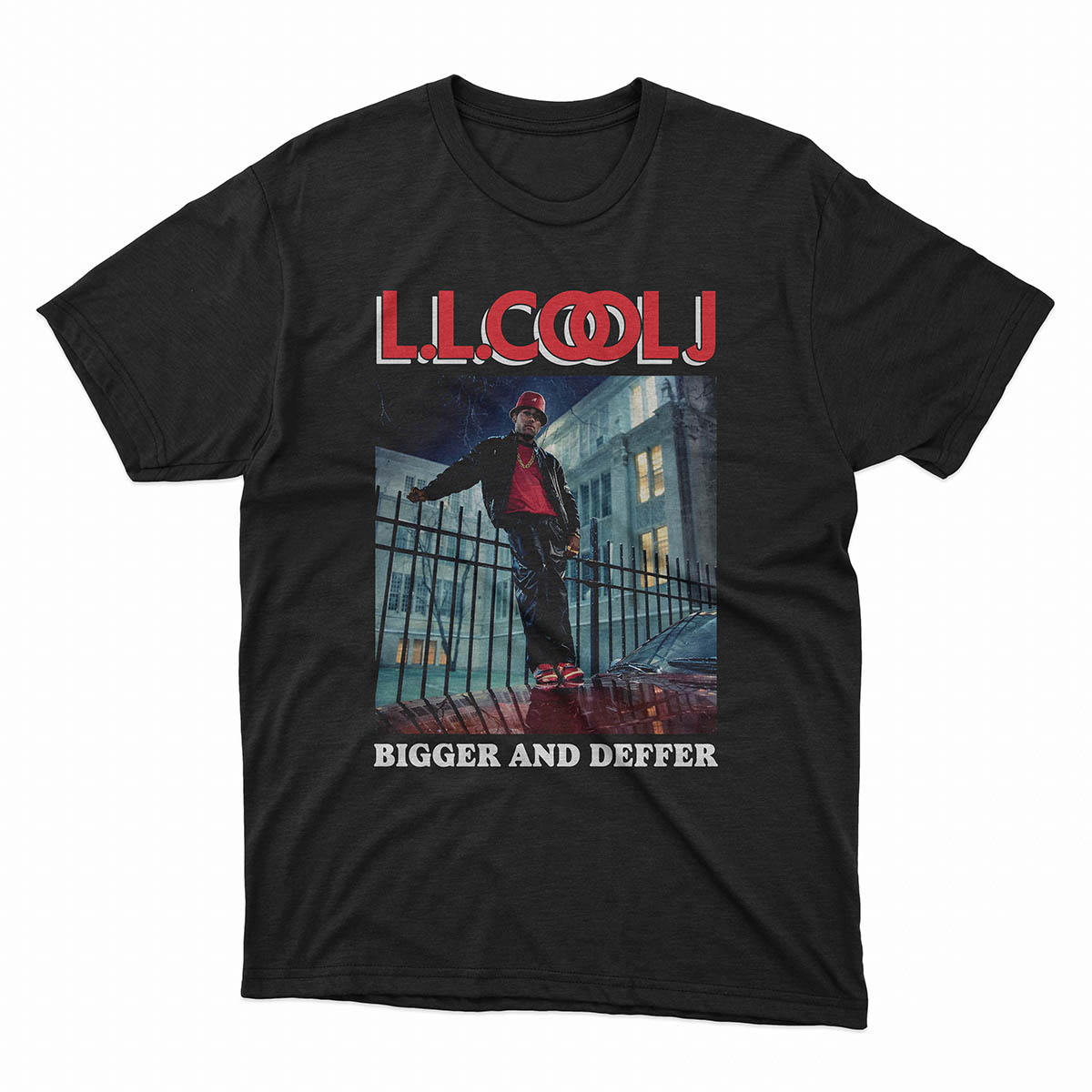 LL Cool J Bigger and Deffer T-Shirt | 1987 BAD Era Hip-Hop Fan Tee