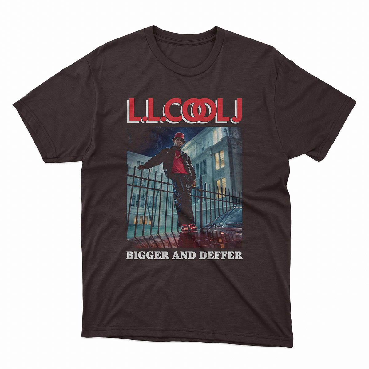 LL Cool J Bigger and Deffer T-Shirt | 1987 BAD Era Hip-Hop Fan Tee - Image 3