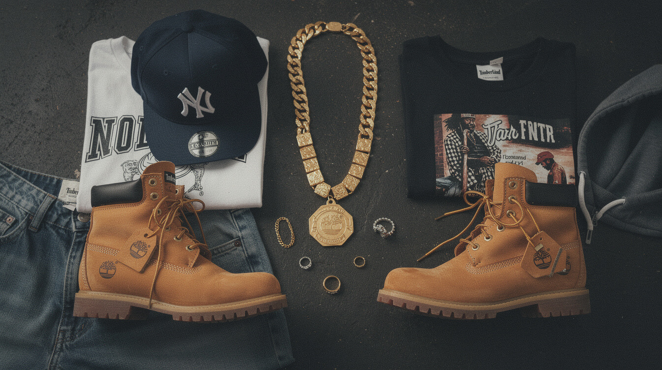 golden age hip-hop wardrobe streetwear 90s NYC tees