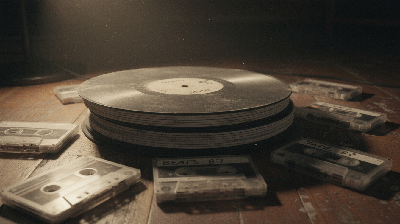 Gang Starr demo tapes and vinyl singles from 1986