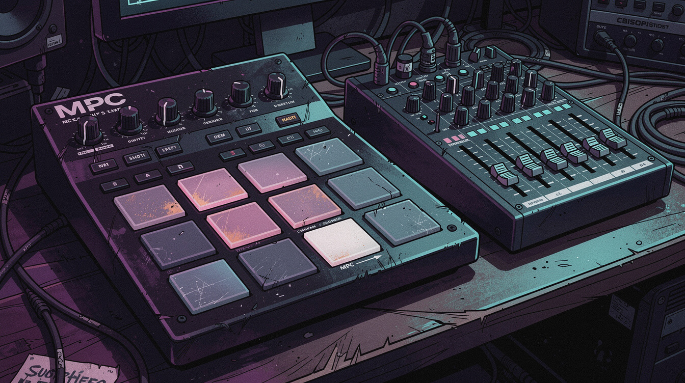 analog drum sampler production for EPMD Strictly Business