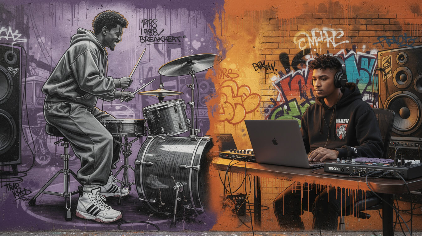 hip-hop drum break sample lineage from vinyl to modern production