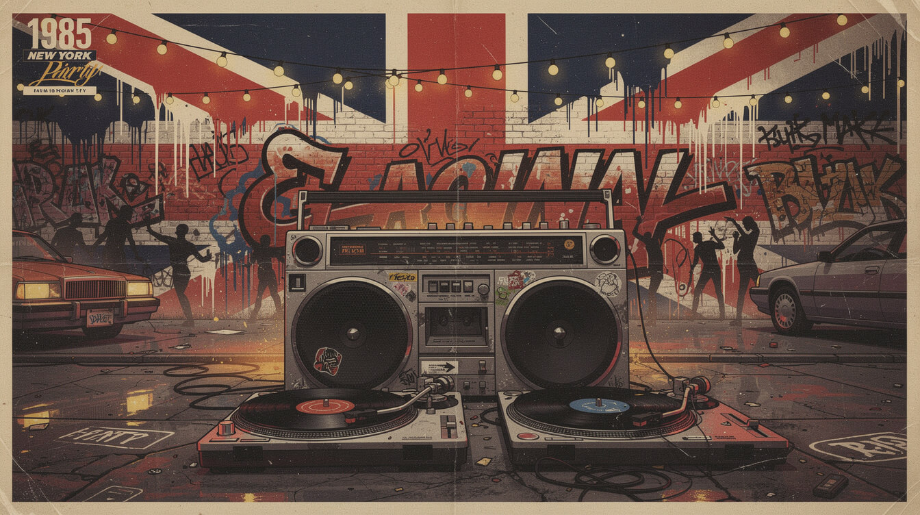 Slick Rick Bronx and London origins street art