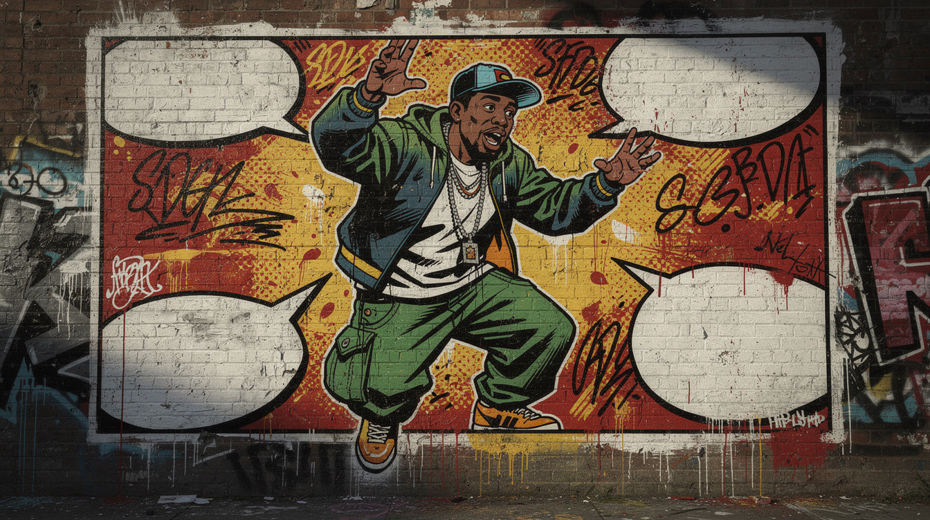 Slick Rick hip-hop storytelling mural