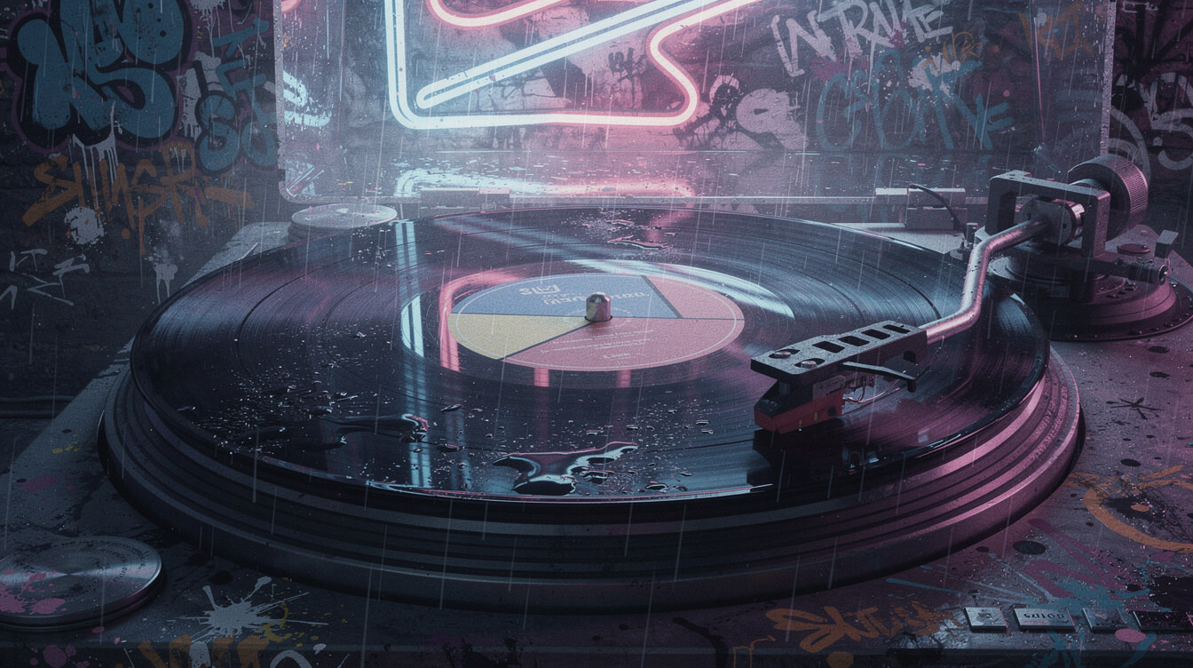 vintage soul vinyl record hip-hop sample art