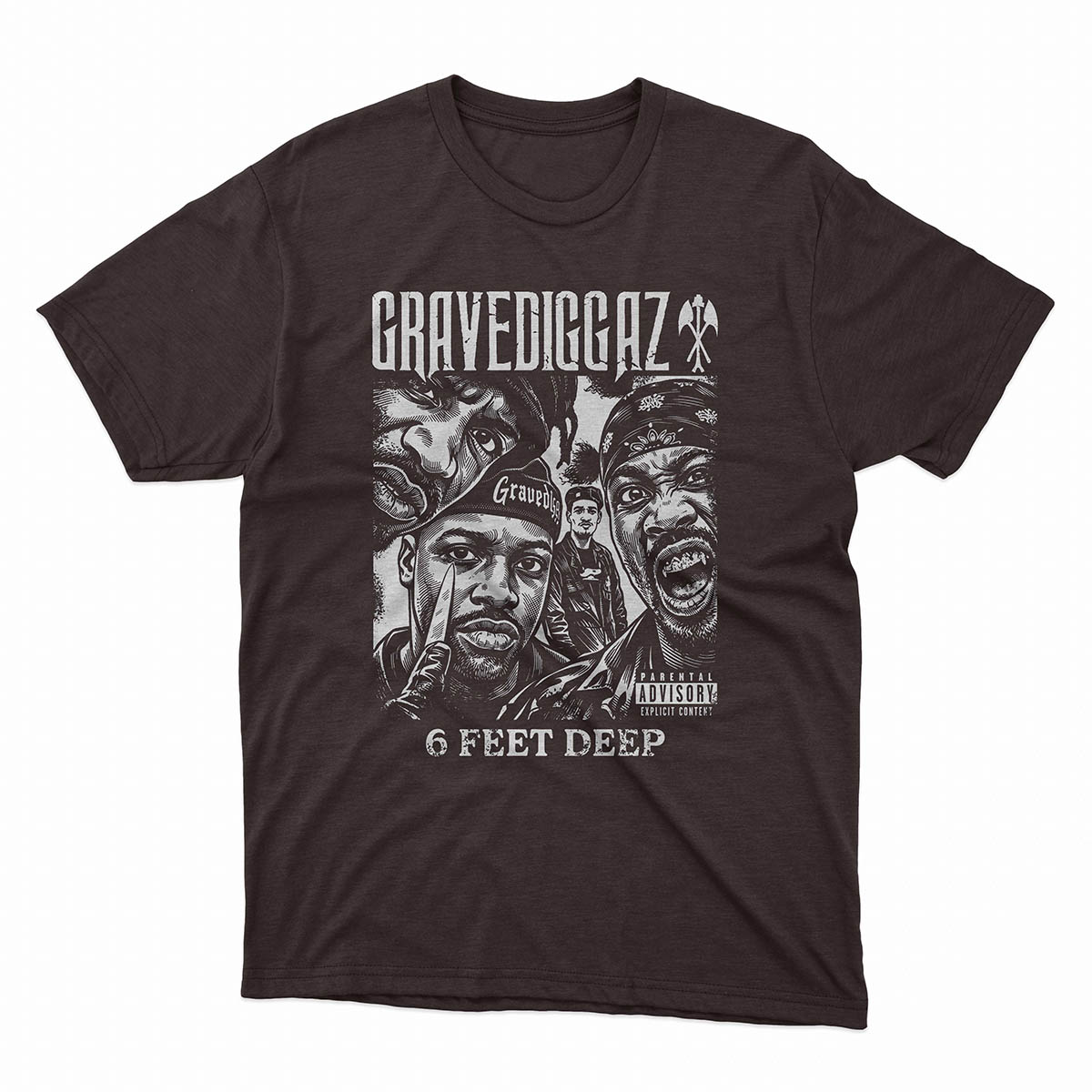 Gravediggaz 6 Feet Deep T-Shirt - Image 3