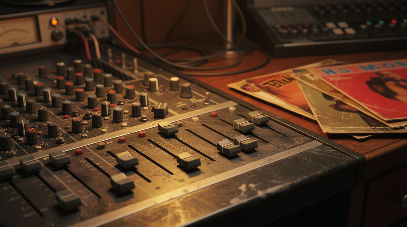 recording studio mixing boards wu-tang production aesthetic