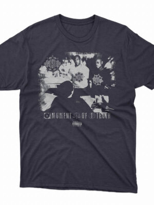Gang Starr- Moment of Truth Navy Moment of Truth T-Shirt