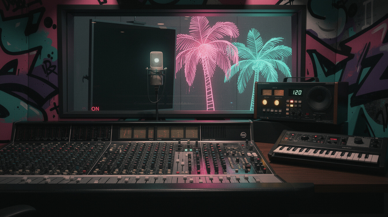 Late-night Miami studio where Swizz Beatz produced Party Up