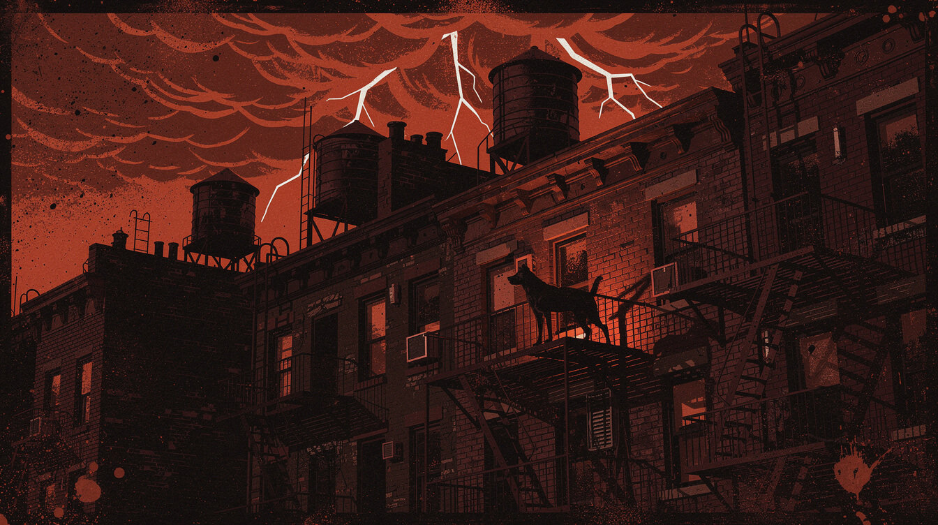 DMX It's Dark and Hell Is Hot 1998 album art inspired illustration